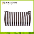 2015Fashion Zipper Cosmetic Bags/New Design Colourful Stripe Makeup Bags/Makeup Purses